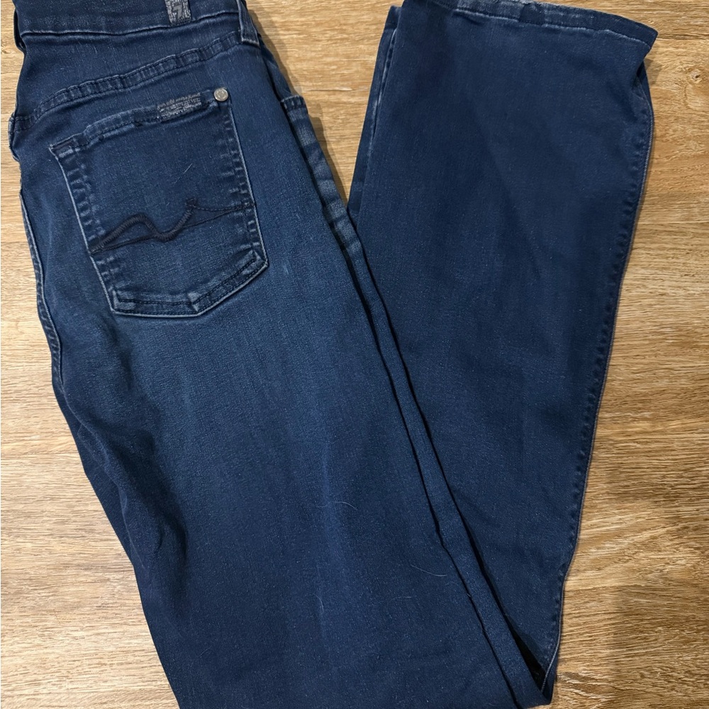 7 For all Mankind Kimmie Bootcut Dark Blue Jeans Women’s 29
